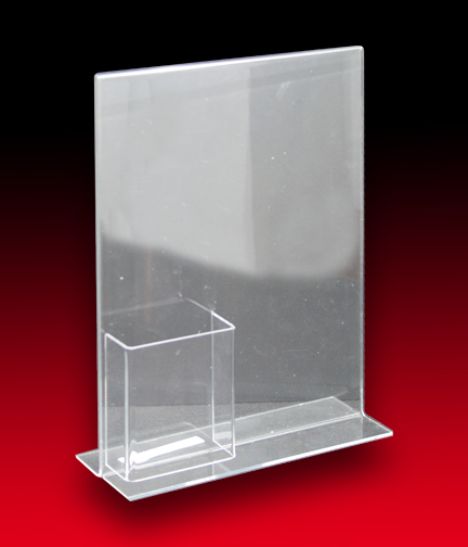Table Top Recruiting Brochure Holder 11.125"L x 4"W x 14.25"H